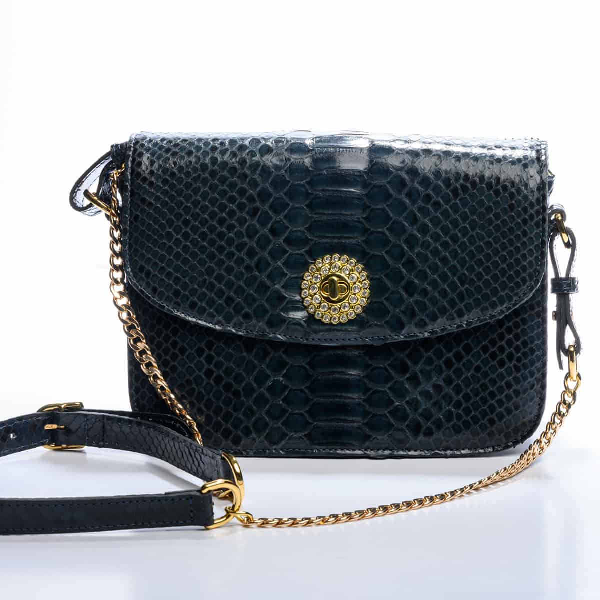 Baron Paris Alouette Yellow Ostrich Handbag