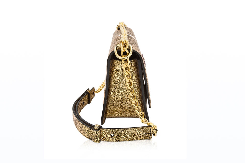 Baron Paris Chamonix Gold Stingray Chain Bag