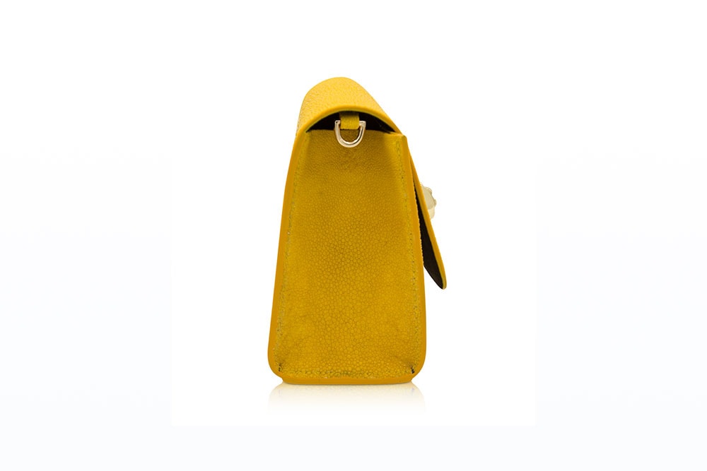 Duchesse de Brabant Yellow Stingray Hand Bag